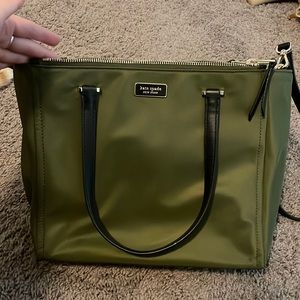 Kate Spade Army Green cross body purse